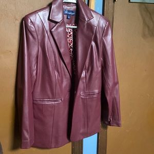 Susan Graver leather jacket
